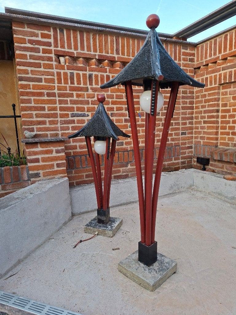 Japanse tuinlampen, Ophalen, Kunststof, Gebruikt, Staande lamp
