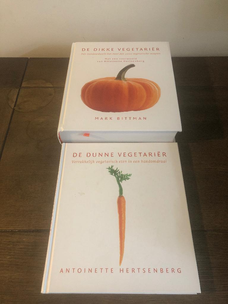 De dikke Vegetariër + de dunne vegetariër, Ophalen of Verzenden, Zo goed als nieuw