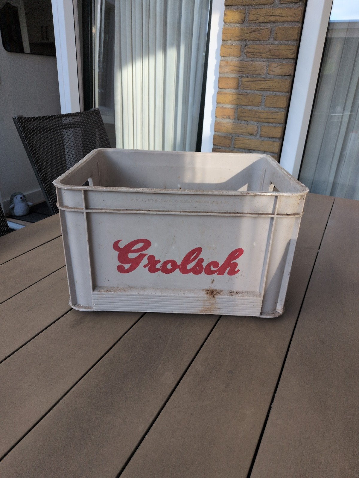 Grolsch krat, Ophalen of Verzenden, Gebruikt, Overige typen, Grolsch