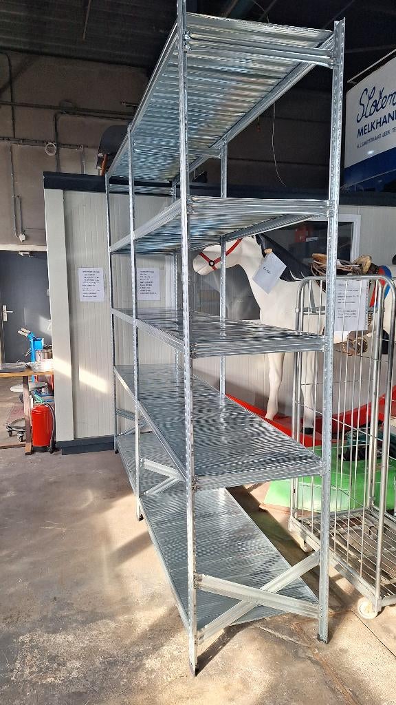 legbordstelling , Metalsistem, 250 cm H , 60 cm D, Huis en Inrichting, Kasten | Stellingkasten, Ophalen, Nieuw, Industriepark 2a 9351PA Leek