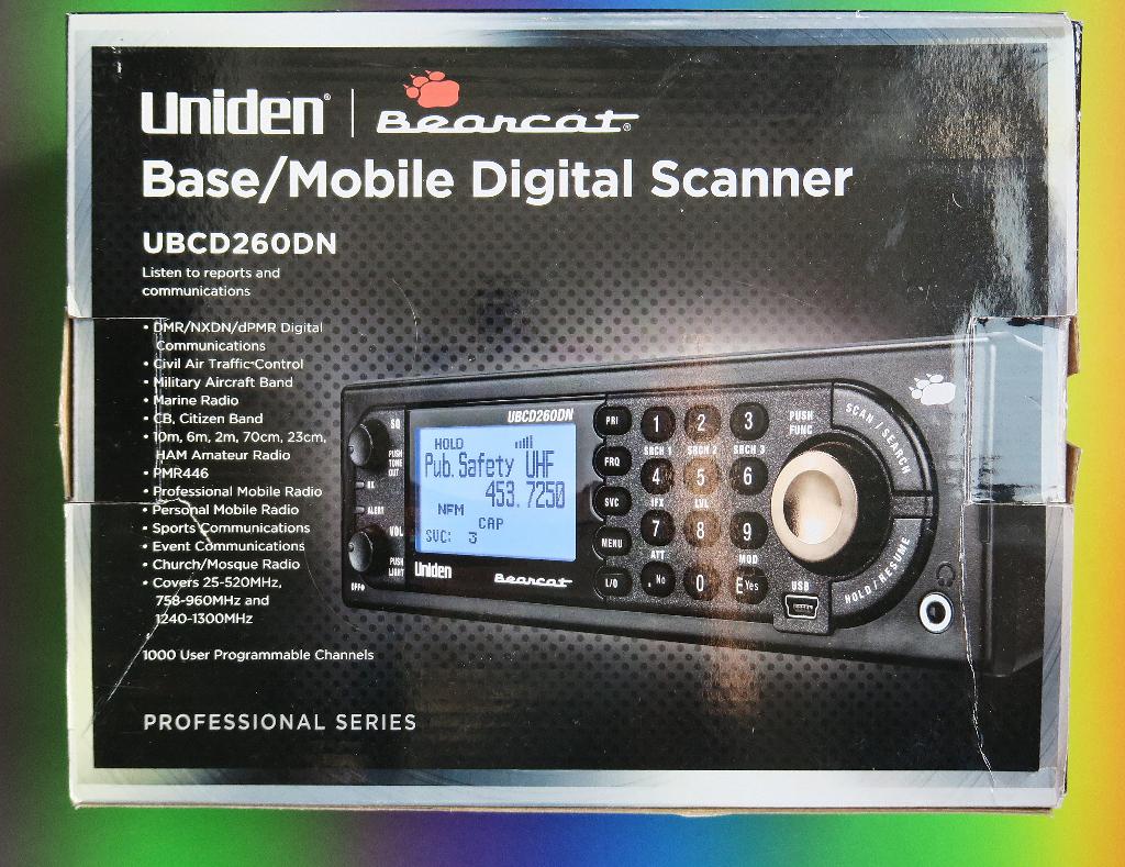 Uniden Bearcat UBCD260DN, Telecommunicatie, Scanners, Ophalen of Verzenden, Zo goed als nieuw, 500 kanalen of meer