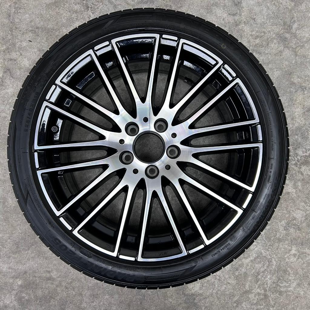 18 inch originele velgen + zomerbanden MB A B C CLA klasse, Auto-onderdelen, Banden en Velgen, 18 inch, Gebruikt, Info@originalwheels.nl