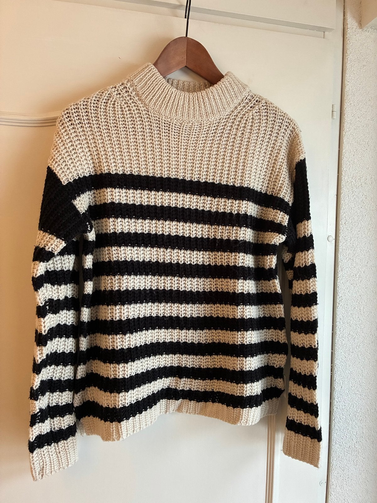 FREE/QUENT gestreepte trui maat S, Ophalen of Verzenden, Zo goed als nieuw, Maat 36 (S), Beige