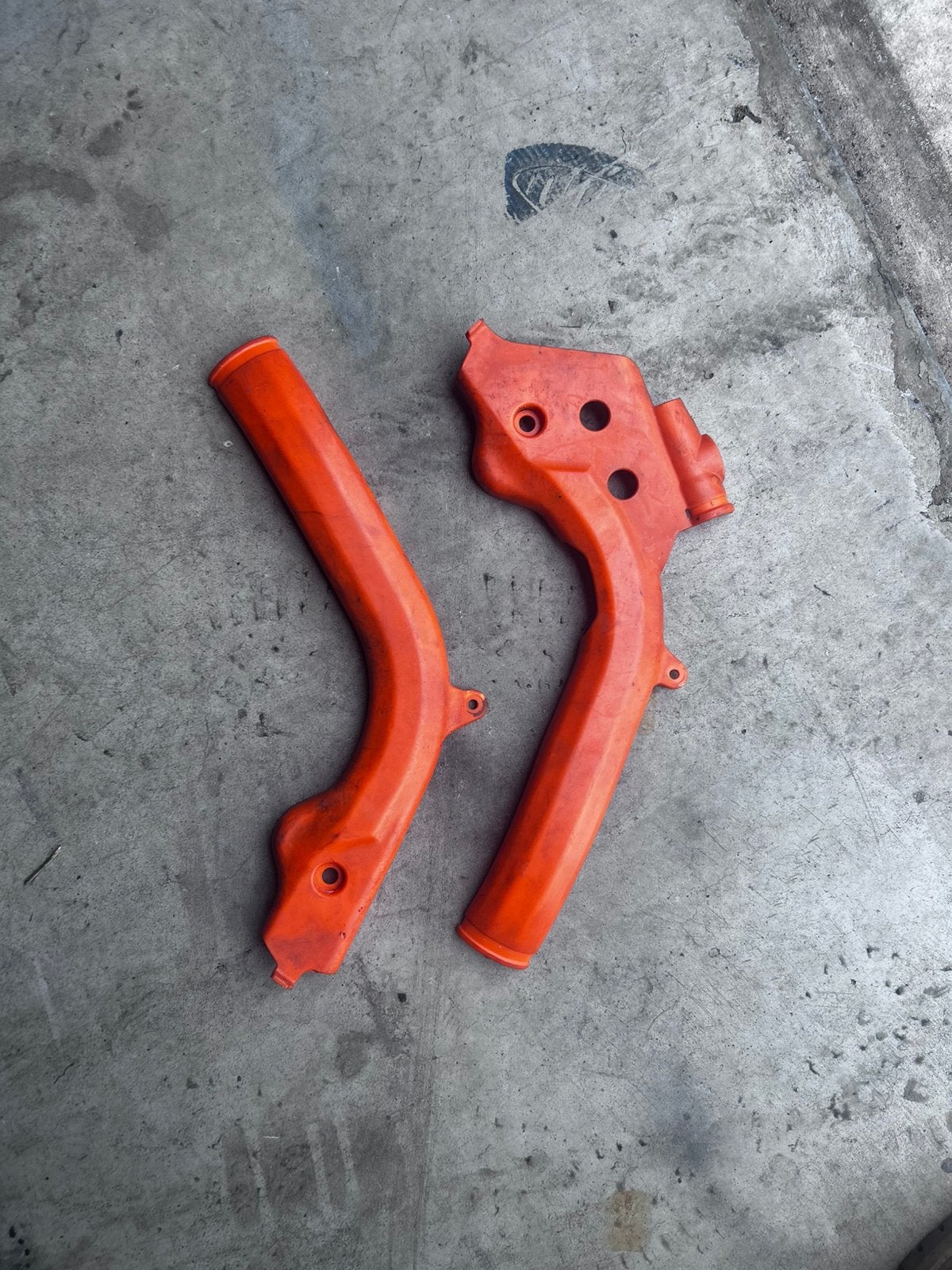 Ktm 125/250/350/450 frame protectors, Ophalen of Verzenden, Zo goed als nieuw, Frame