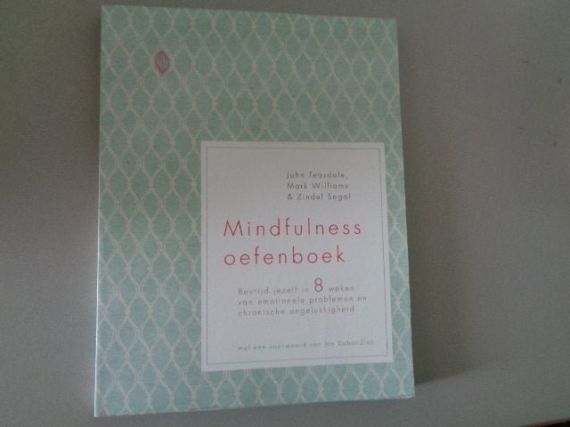 Mindfulness oefenboek - John Teasdale, Mark Williams &, Boeken, Esoterie en Spiritualiteit, Zo goed als nieuw, Instructieboek