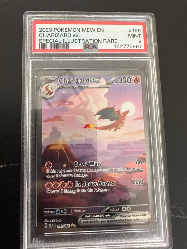 Charizard 199 Psa 9, Ophalen, Nieuw
