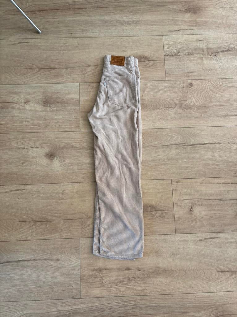 Levi’s Premium Stoffen broek, Verzenden, Beige, Zo goed als nieuw, Maat 34 (XS) of kleiner