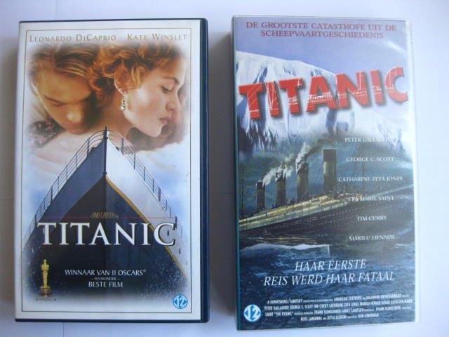 Titanic VHS Videoband 2 Stuks, Alle leeftijden, Ophalen of Verzenden, Zo goed als nieuw, Actie en Avontuur