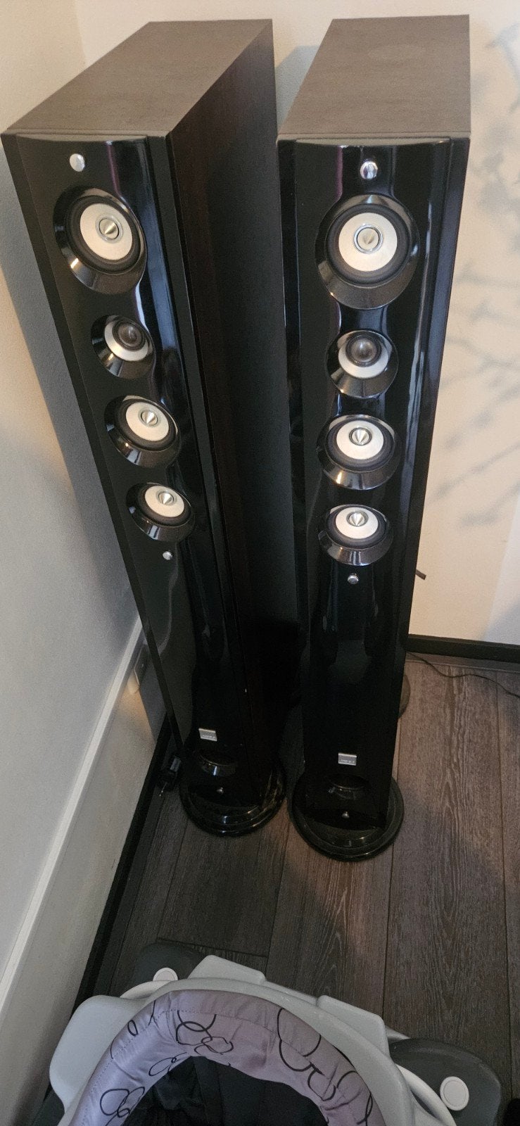 Luidsprekers en versterker, Zo goed als nieuw, 120 watt of meer, Front, Rear of Stereo speakers, Ophalen