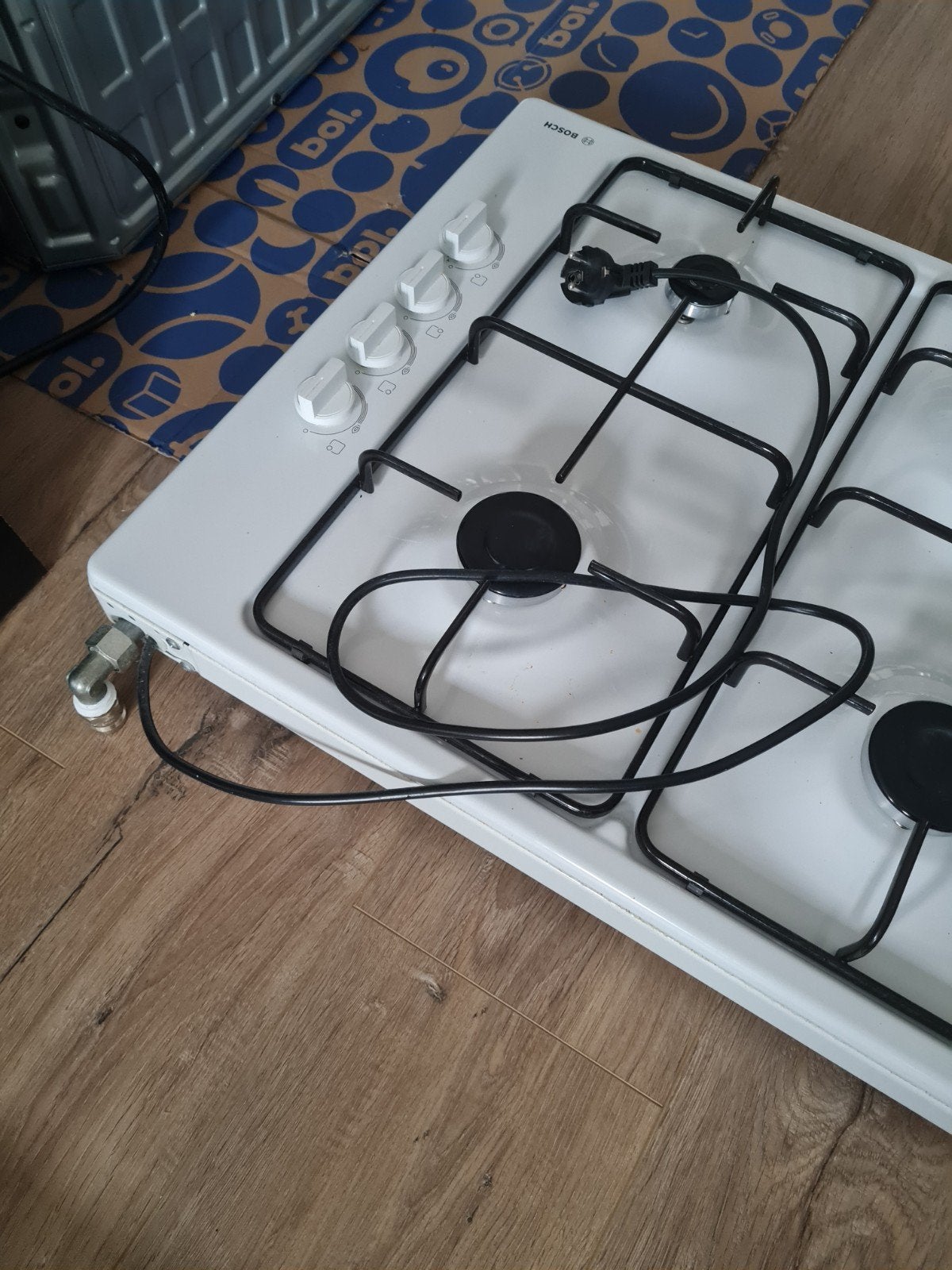 Vrijstaand gaskookplaat, Witgoed en Apparatuur, Kookplaten, Ophalen, Vrijstaand, Gas, 4 kookzones