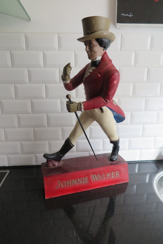 Johnny Walker beeld, Verzamelen, Merken en Reclamevoorwerpen, Ophalen of Verzenden, Gebruikt, Reclamebord