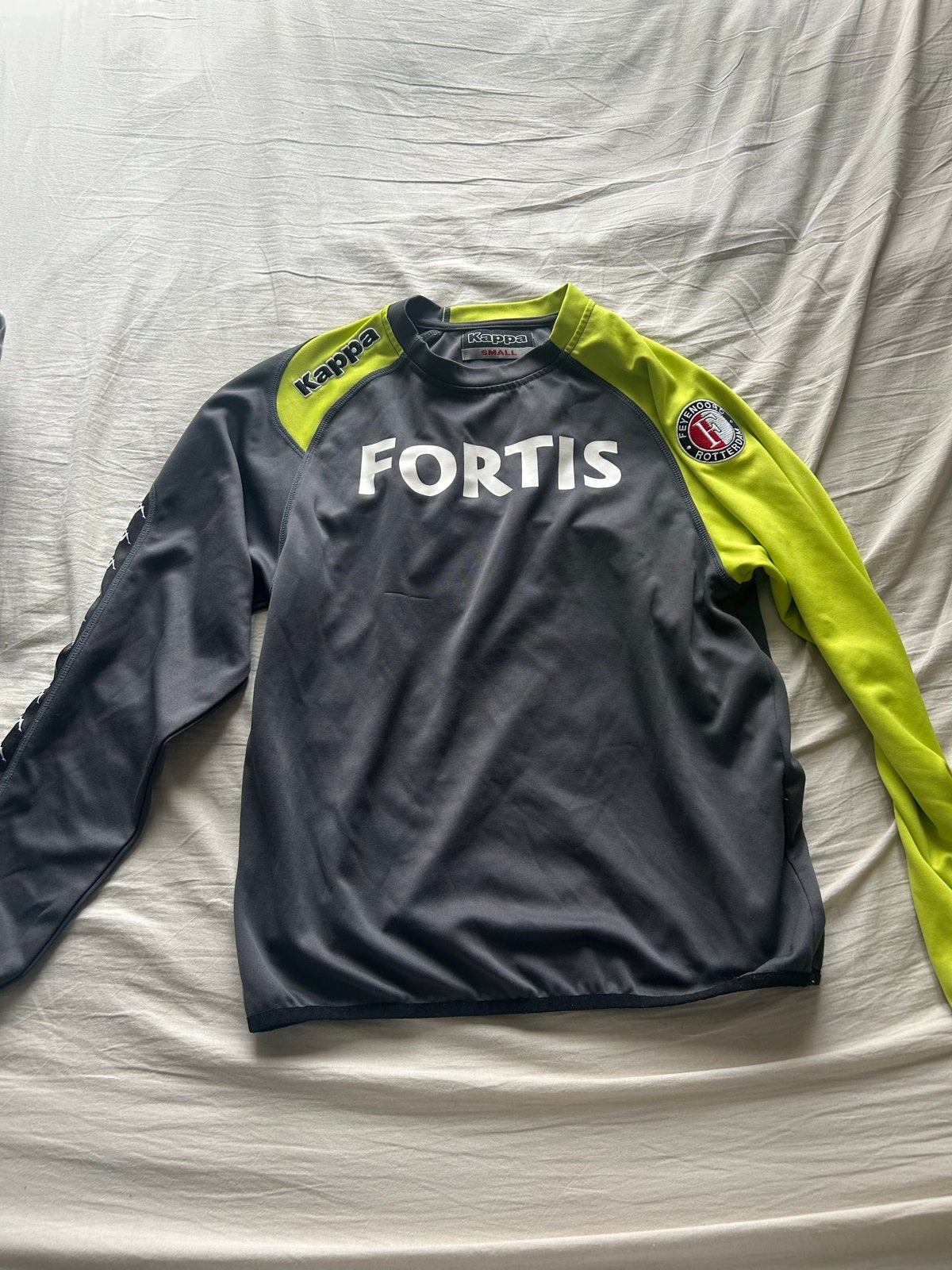 Fortis Feyenoord trui maat S, Ophalen of Verzenden, Voetbal, Grijs, Gedragen