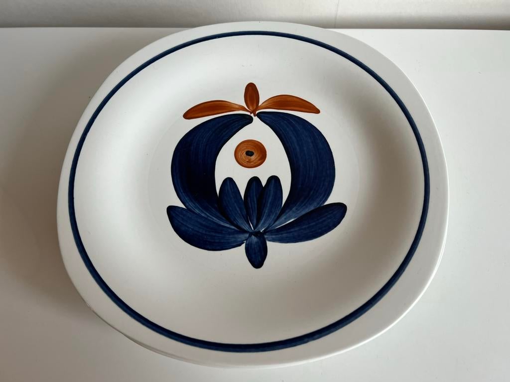 4 Vintage Rörstrand Polka Diepe Borden Hertha Bengtson 50’s, Antiek en Kunst, Antiek | Servies los, Ophalen of Verzenden