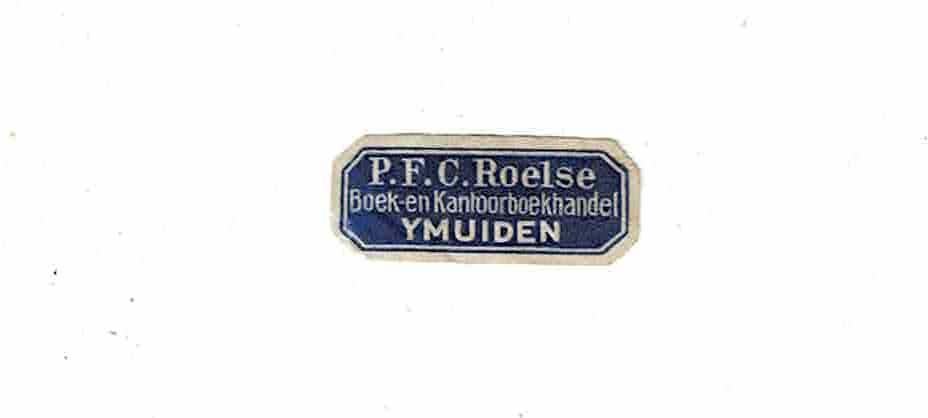 Oude sluitzegel van "ROELSE", Verzenden, Gebruikt, Overige typen