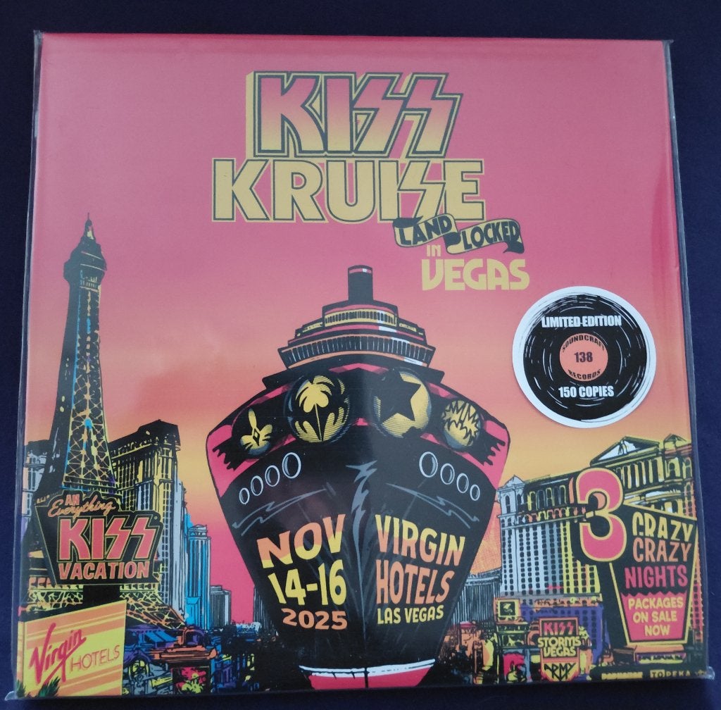 Kiss kruise 2025 Numbered Trifold 3lp Numberd to 150 copies, Verzenden, Hardrock, Zo goed als nieuw, Speciale editie