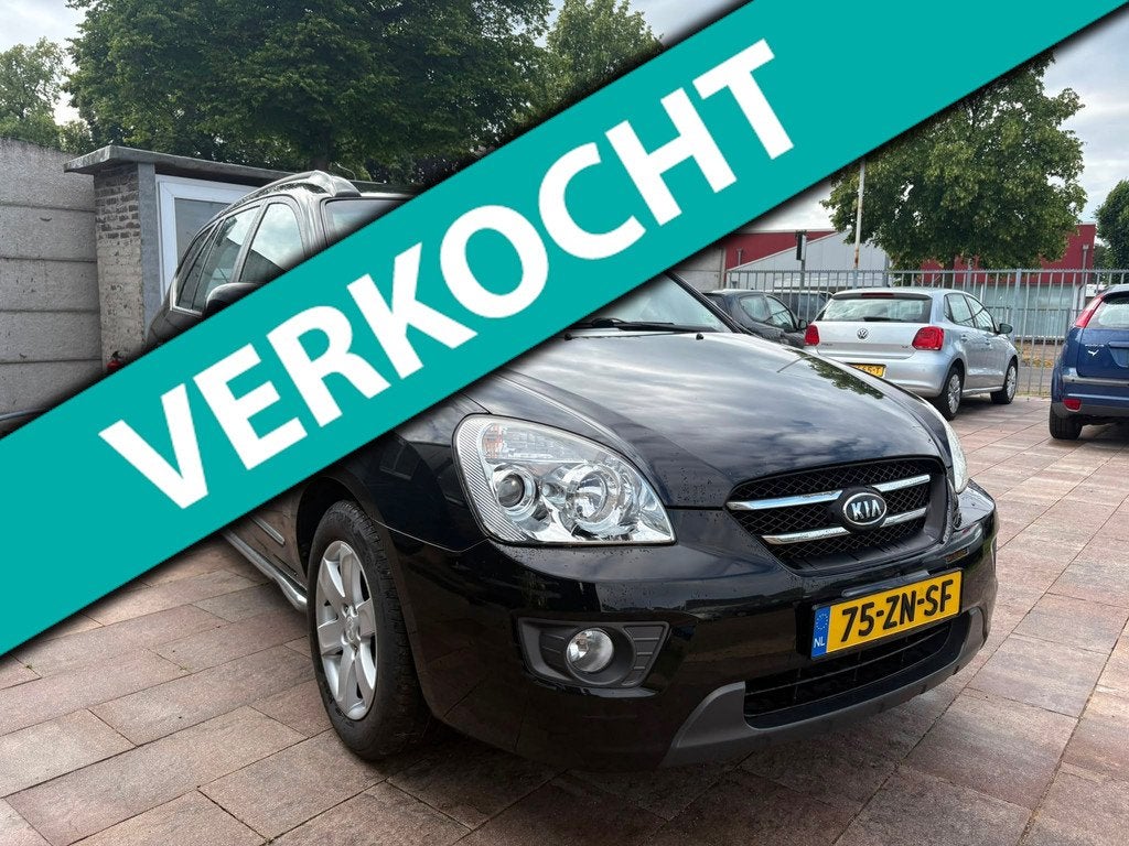 Kia Carens 2.0 CVVT X-ecutive|ECC|Trekhaak, Auto's, Kia, Voorwielaandrijving, 1998 cc, Stof, Gebruikt