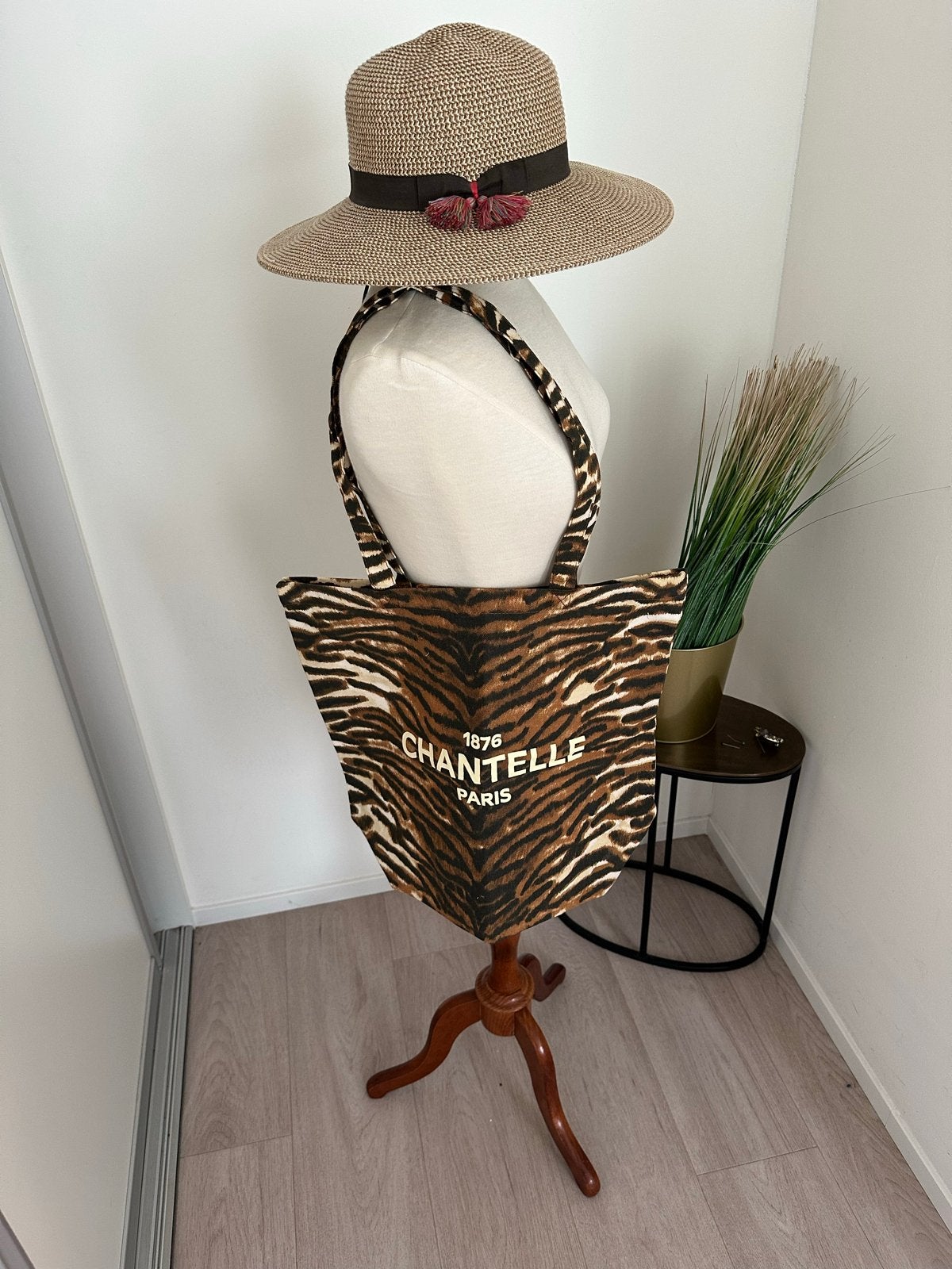 Chantelle Paris Shopper Tas met Tijgerprint - Nieuw, Ophalen of Verzenden, Nieuw, Bruin, Shopper