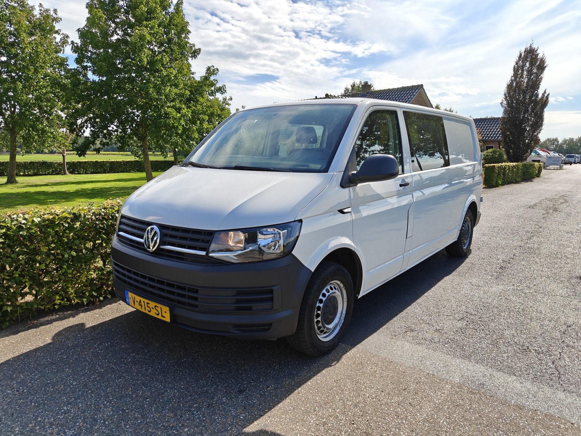 Volkswagen Transporter 2.0 TDI L2H1 Comf AIRCO BJ 2018, Voorwielaandrijving, Stof, Gebruikt, Euro 6