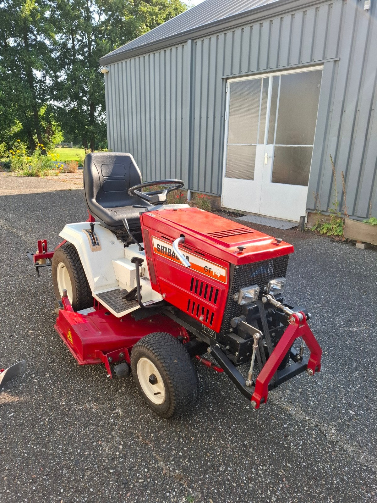 Shibaura GT14 Compact Tractor / zitmaaier met Accessoires, Ophalen, Mulchfunctie
