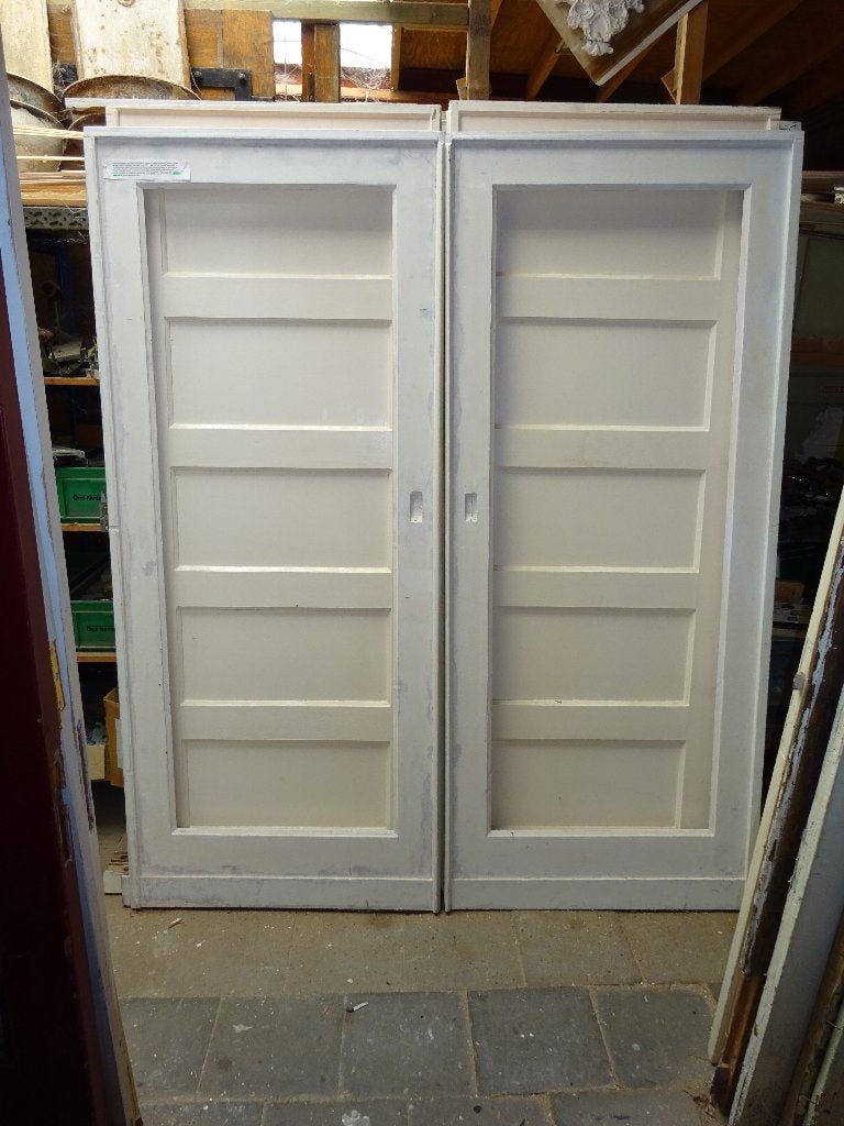 Set Kamer+Suite schuifdeuren, 2/86,5x 204cm, jaren Dertig