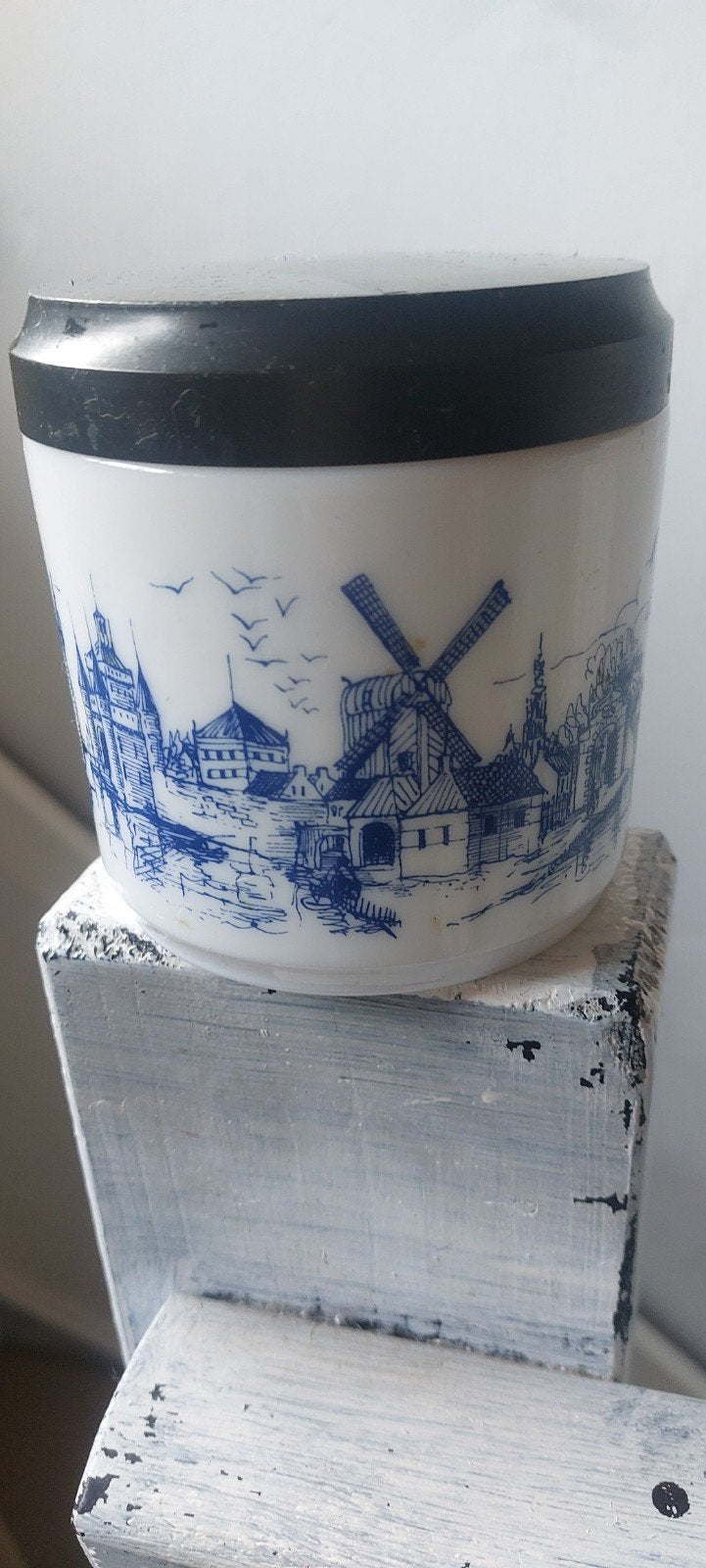 vintage opaline pot, Verzenden