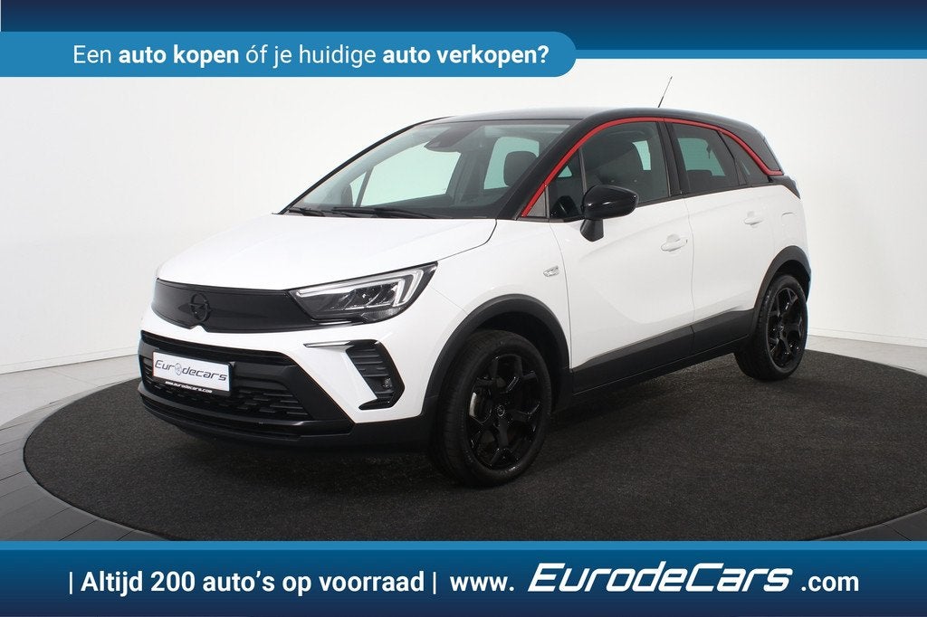 Opel Crossland 1.2 Ultimate *1ste Eigenaar*Leer*Navigatie*DA, Auto's, Opel, Voorwielaandrijving, Gebruikt, 1199 cc, Wit