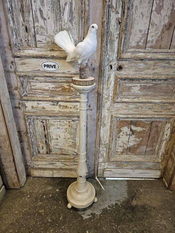 oude franse kandelaar ``WOONWINKEL RUSTIEK``, Ophalen of Verzenden