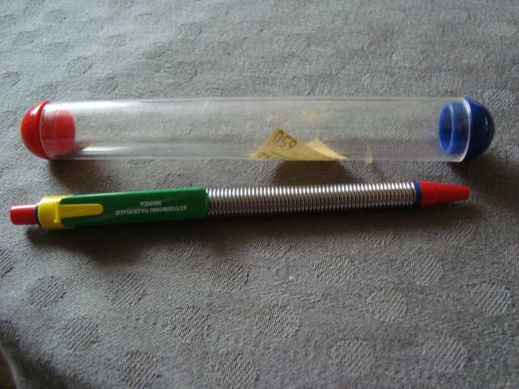 Mooie buigzame pen in koker, Ophalen of Verzenden, Nieuw