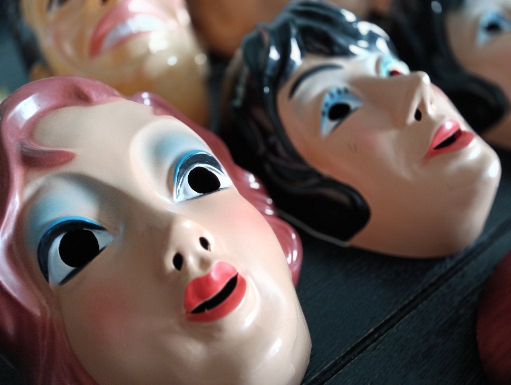 Oude maskers, vintage, oa van Cesar, Ophalen of Verzenden