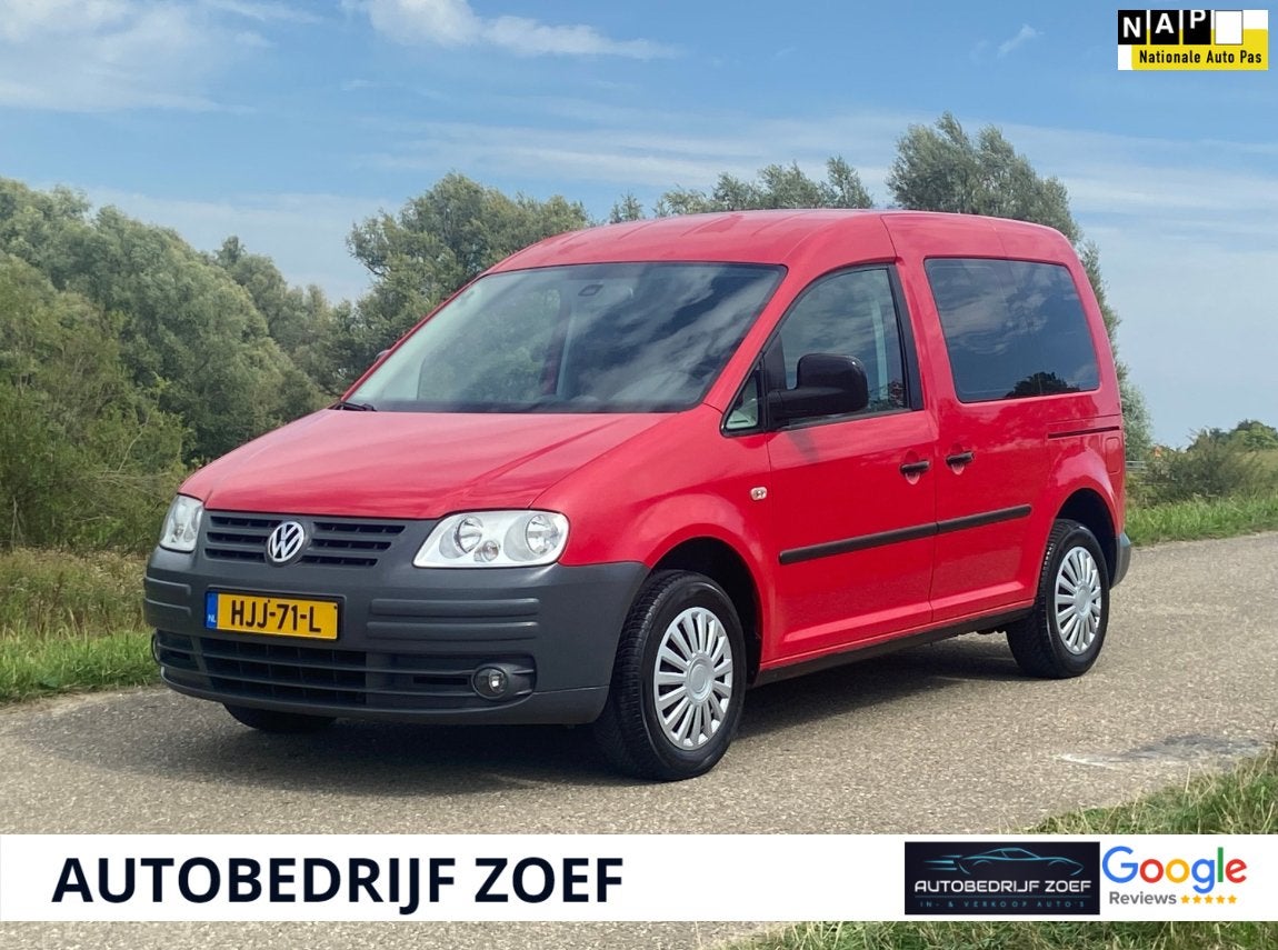 Volkswagen Caddy 1.6 Life Kombi | 7-persoons! | Trekhaak, Auto's, Voorwielaandrijving, Stof, 1302 kg, 4 cilinders