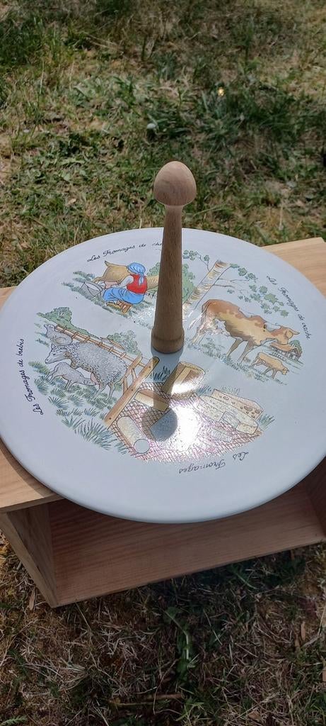 Frans kaasplateau met houten handvat, Ophalen of Verzenden