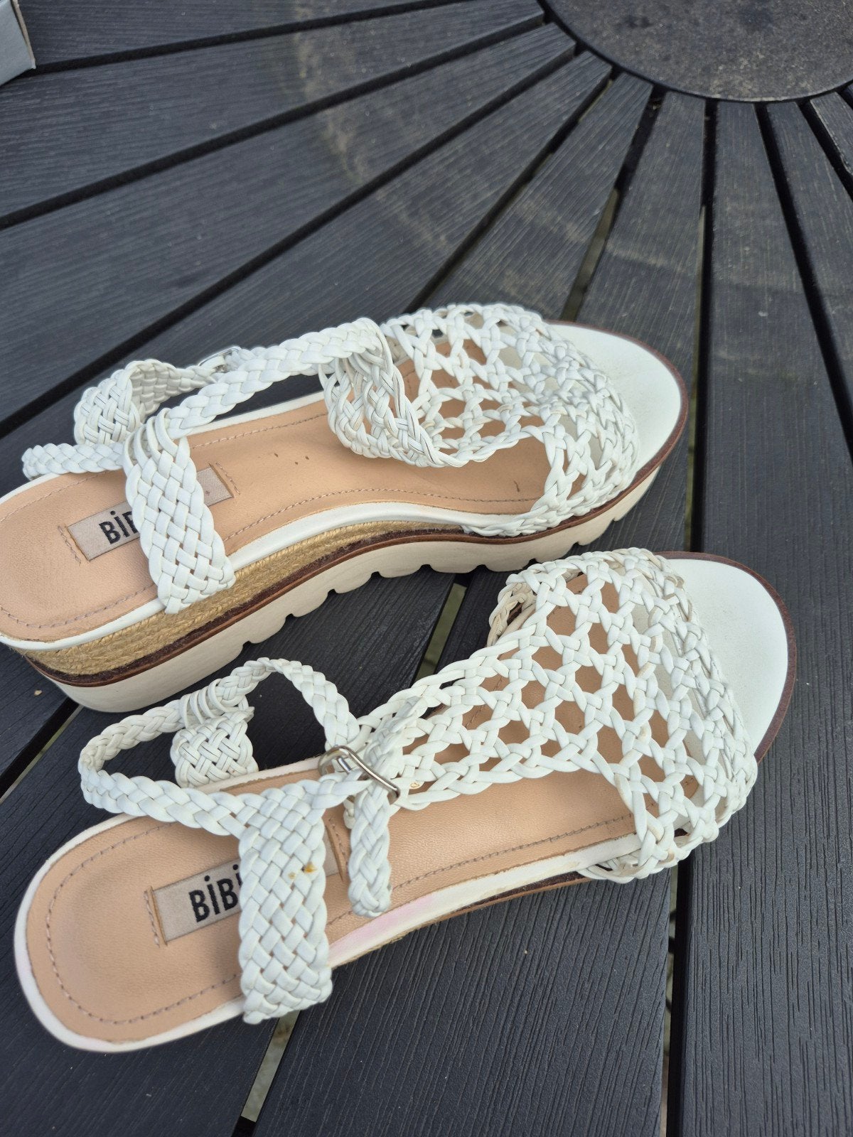 Bibi Lou Witte Sandalen Maat 39, Bibi Lou, Ophalen of Verzenden, Wit, Sandalen of Muiltjes