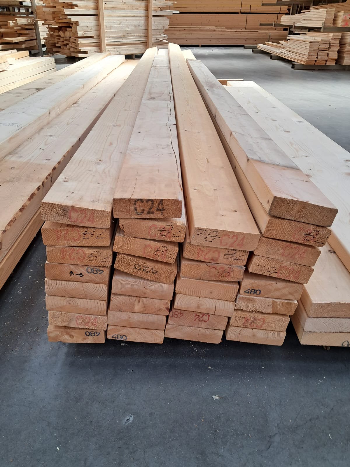 Partij vuren sls 3,8 x 12 glad, Tuin en Terras, Ophalen, Zo goed als nieuw, 250 cm of meer, Planken