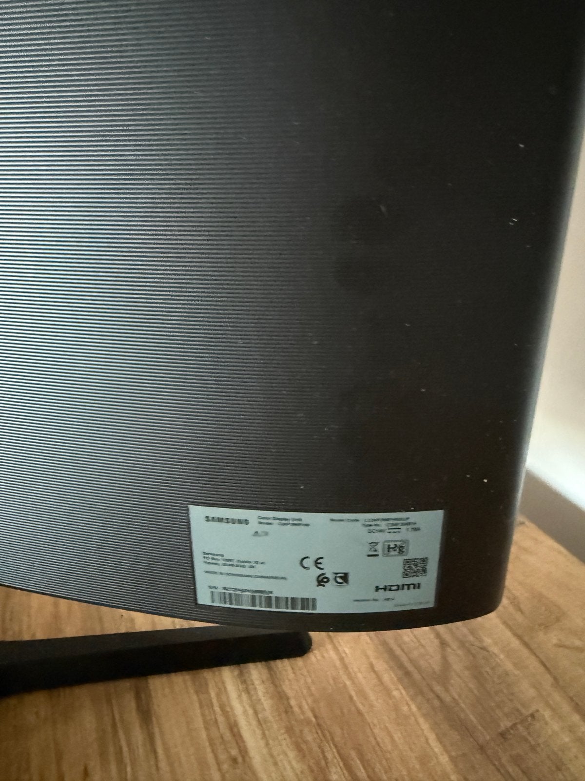 Samsung Curved Monitor 24 inch, Ophalen, Zo goed als nieuw, HDMI, Curved