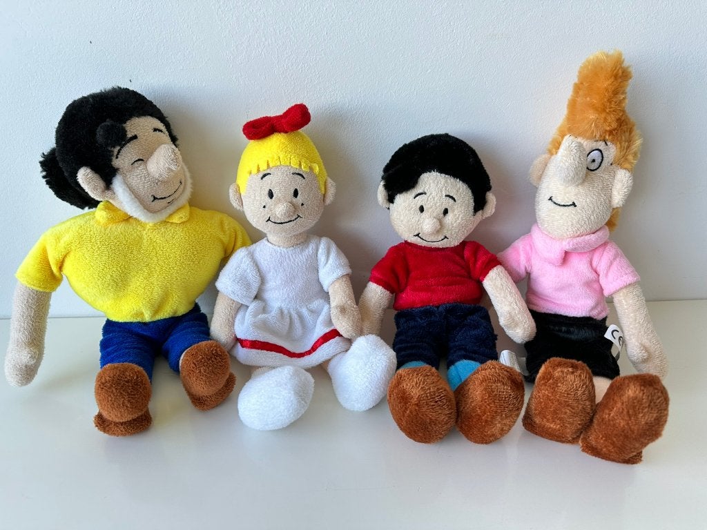 Knuffelpop, pop Jerom, Wiske, Suske, tante Sidonia 30 cm, Overige merken, Overige karakters, Overige typen, Ophalen of Verzenden