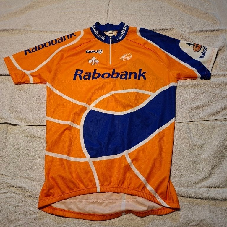 Vintage Rabobank – Colnago wielershirt 50 cm, Agu, Ophalen of Verzenden, Gebruikt, Kleding