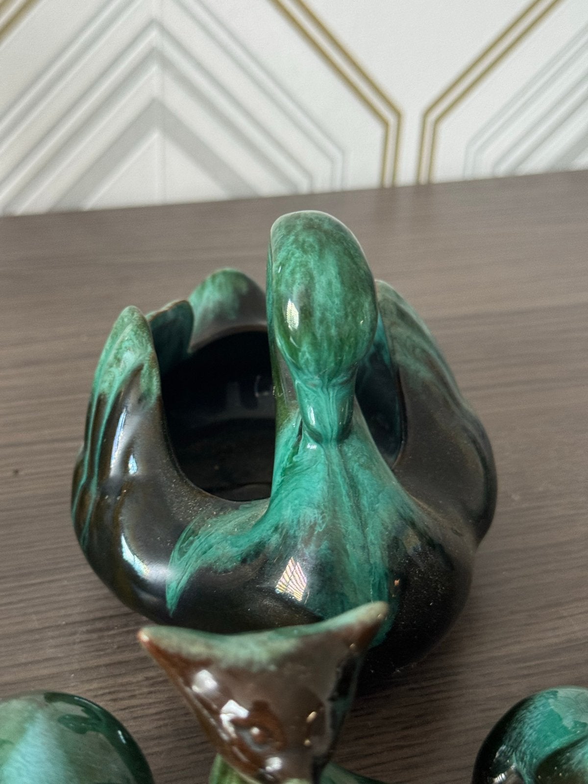 Vintage McMaster Craft Keramiek Collectie - Groen/Bruin, Antiek en Kunst, Antiek | Keramiek en Aardewerk, Ophalen