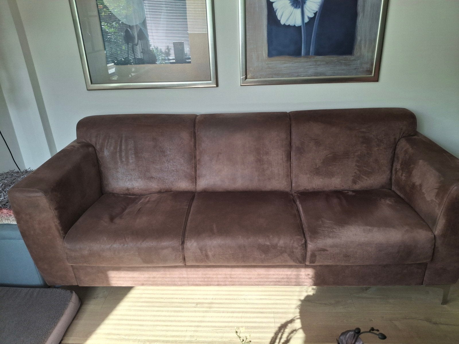 bankstel, Ophalen, Gebruikt, Driepersoons, 75 tot 100 cm