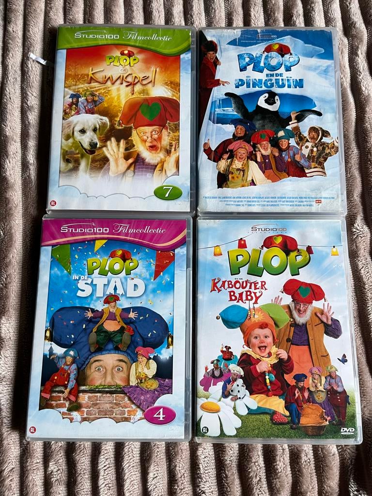 8x Kabouter Plop DVD's - Studio 100 Filmcollectie, Gebruikt, Alle leeftijden, Poppen, Boxset
