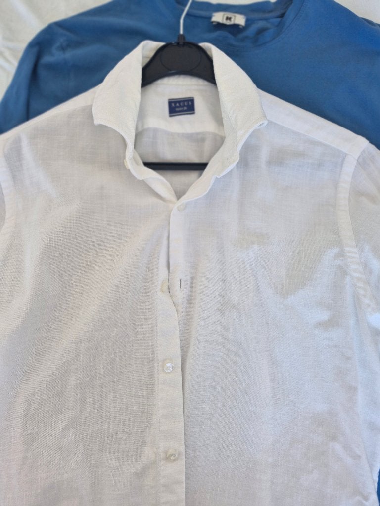 Xacus overhemd wit maat 39, Xacus, Wit, Zo goed als nieuw, Halswijdte 39/40 (M)