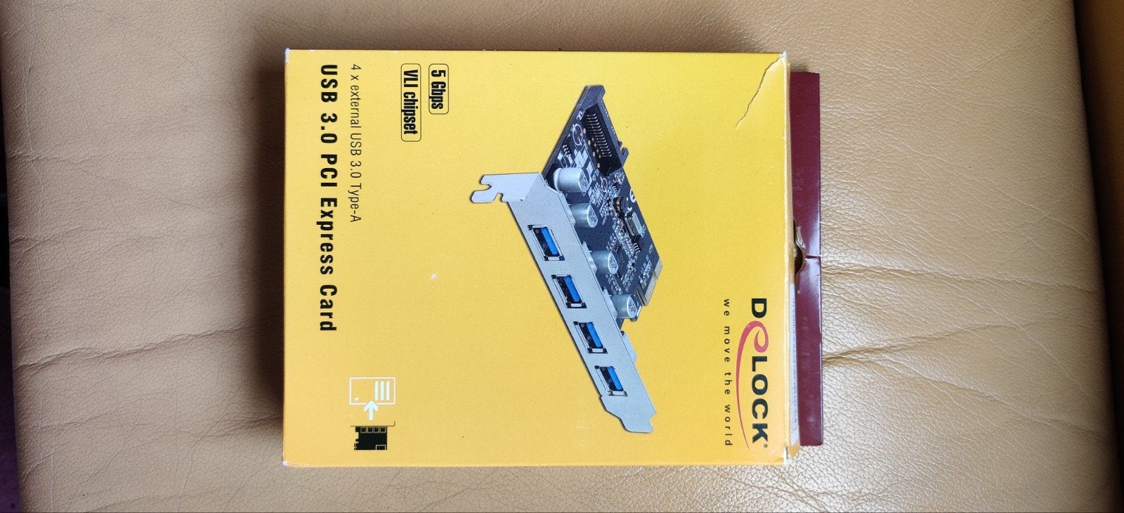 DeLOCK USB 3.0 PCI Express Kaart - 4x USB 3.0 Type-A, PCI-Express 2, Overige soorten, Nieuw, Ophalen of Verzenden