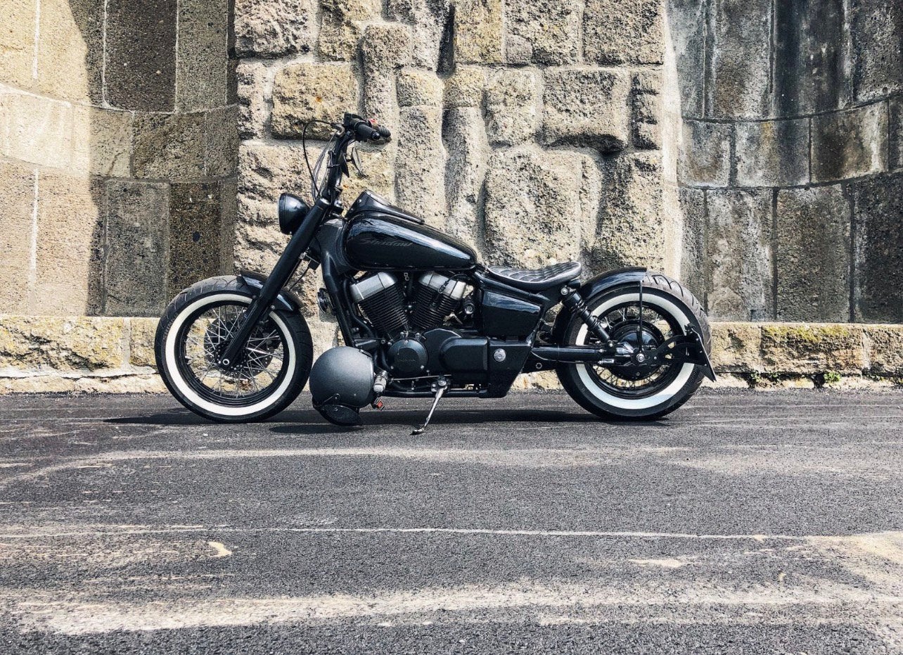 Honda VT750 Black Spirit Falcon Double Groove Bobber, Ophalen