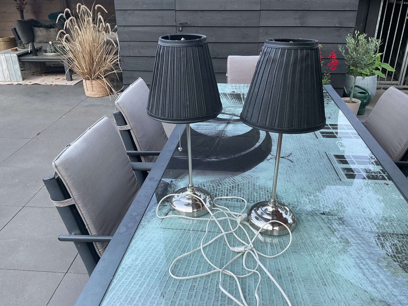 Schemer lampen, Tuin en Terras, Ophalen, Zo goed als nieuw, Overige materialen