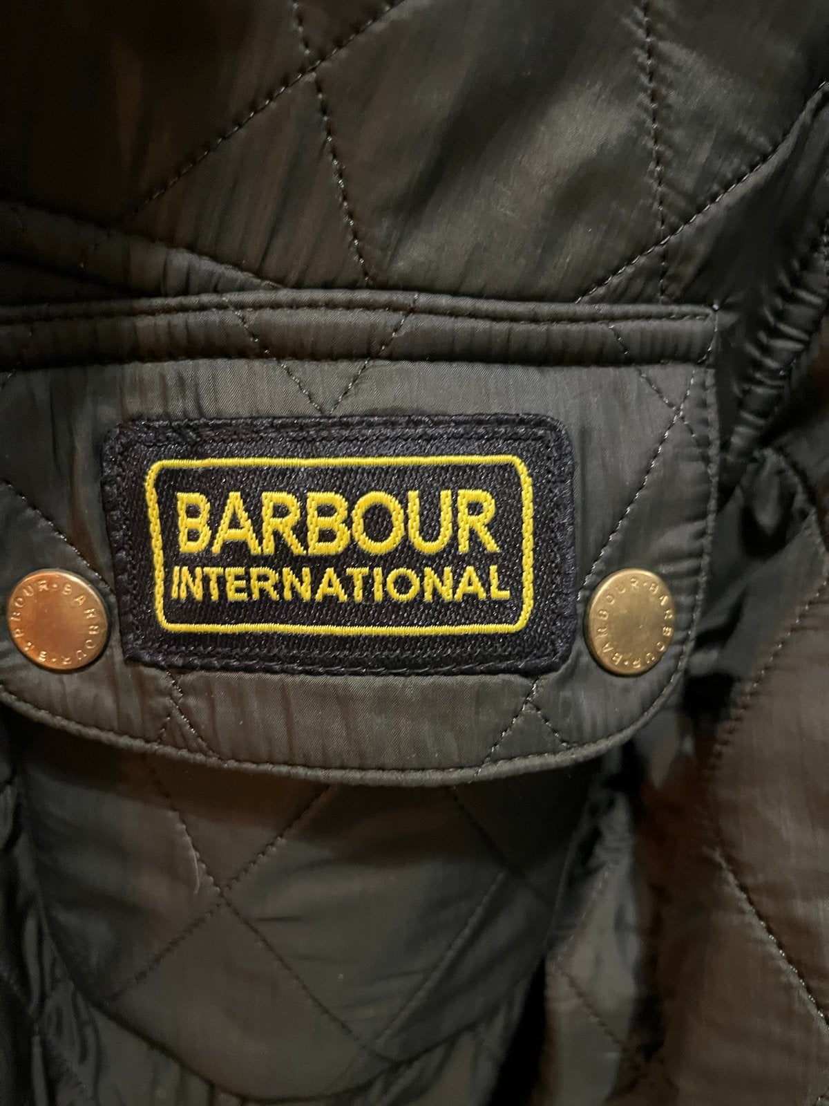 Barbour International gewatteerde jas - Zo goed als nieuw, Verzenden, Zo goed als nieuw, Maat 38/40 (M), Groen