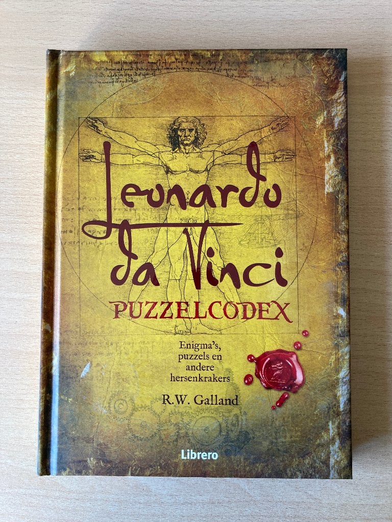 Leonardo da Vinci puzzel codex, Ophalen of Verzenden, 500 t/m 1500 stukjes, Gebruikt, Overige typen