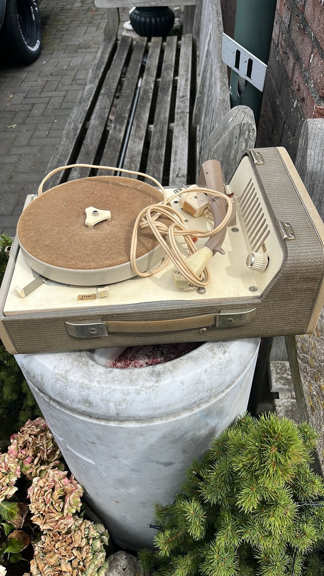 Vintage Philips platenspeler AG 9148/95A uit 1959, Ophalen of Verzenden