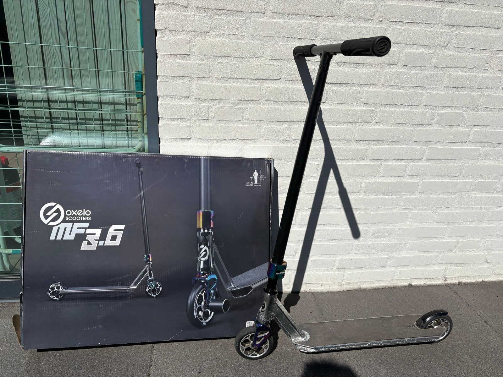 Oxelo MF3.6 Stuntstep - Zo goed als nieuw, Ophalen, Zo goed als nieuw, Gewone step