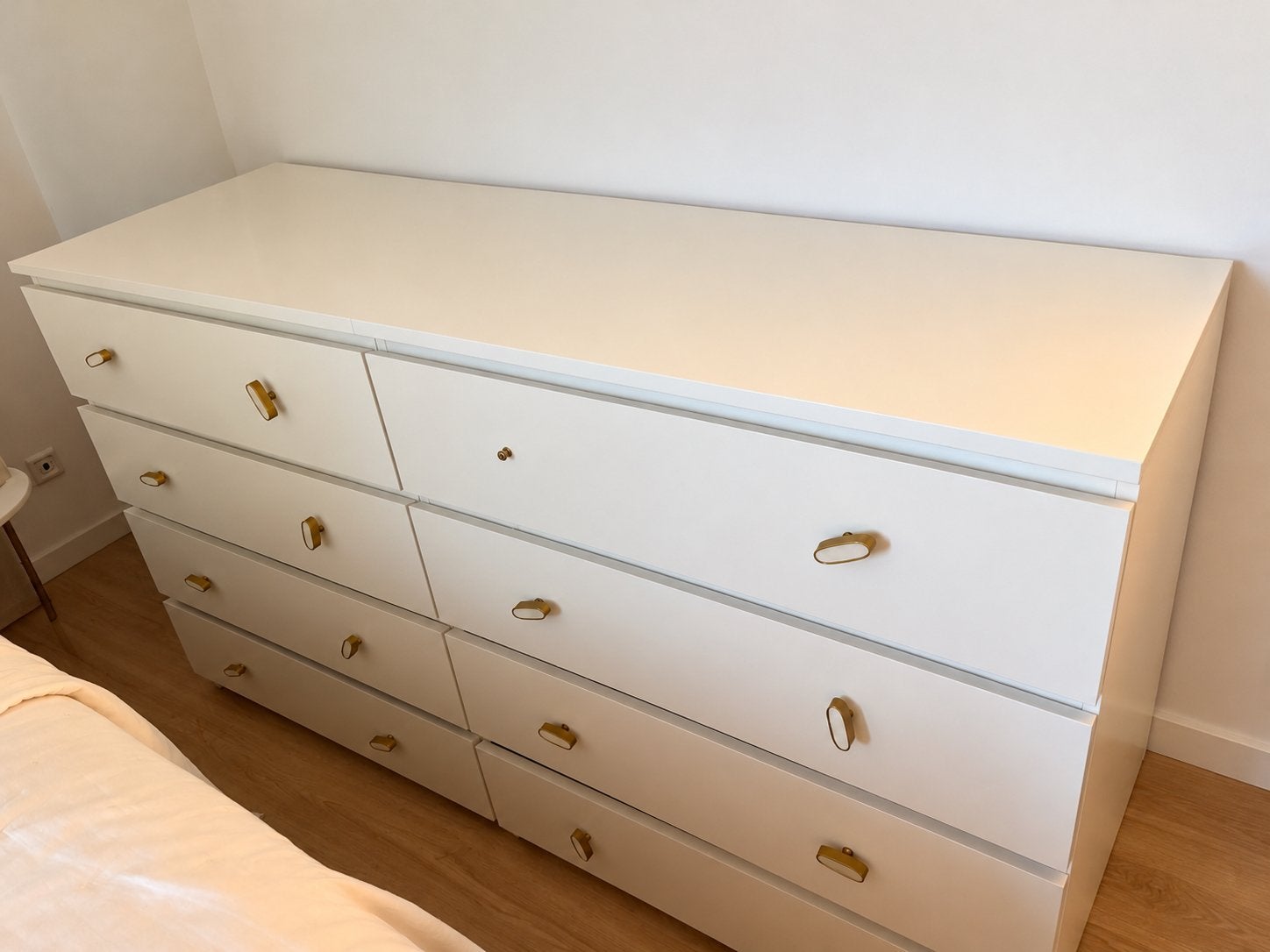 2x IKEA Malm ladekast wit (MOETEN WEG)!, Ophalen, Gebruikt, 5 laden of meer, 100 tot 150 cm