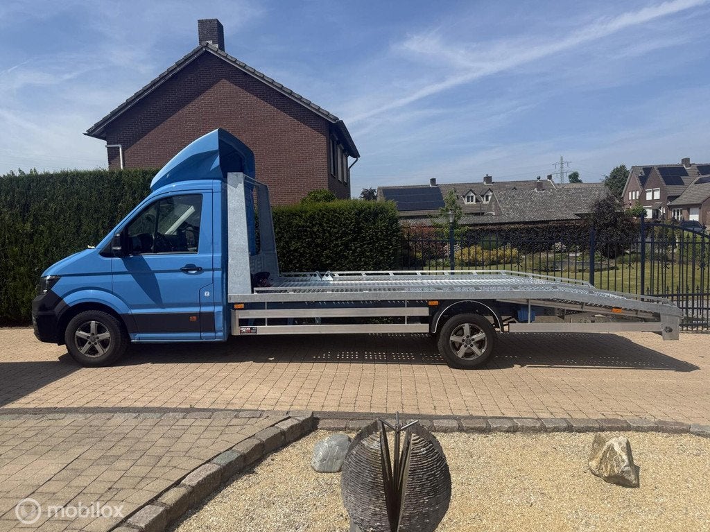 2X Volkswagen Crafter 35 2.0 TDI OPRIJWAGEN NIEUWE BAK, Auto's, Bestelauto's, Gebruikt, 4 cilinders, 2500 kg, Origineel Nederlands