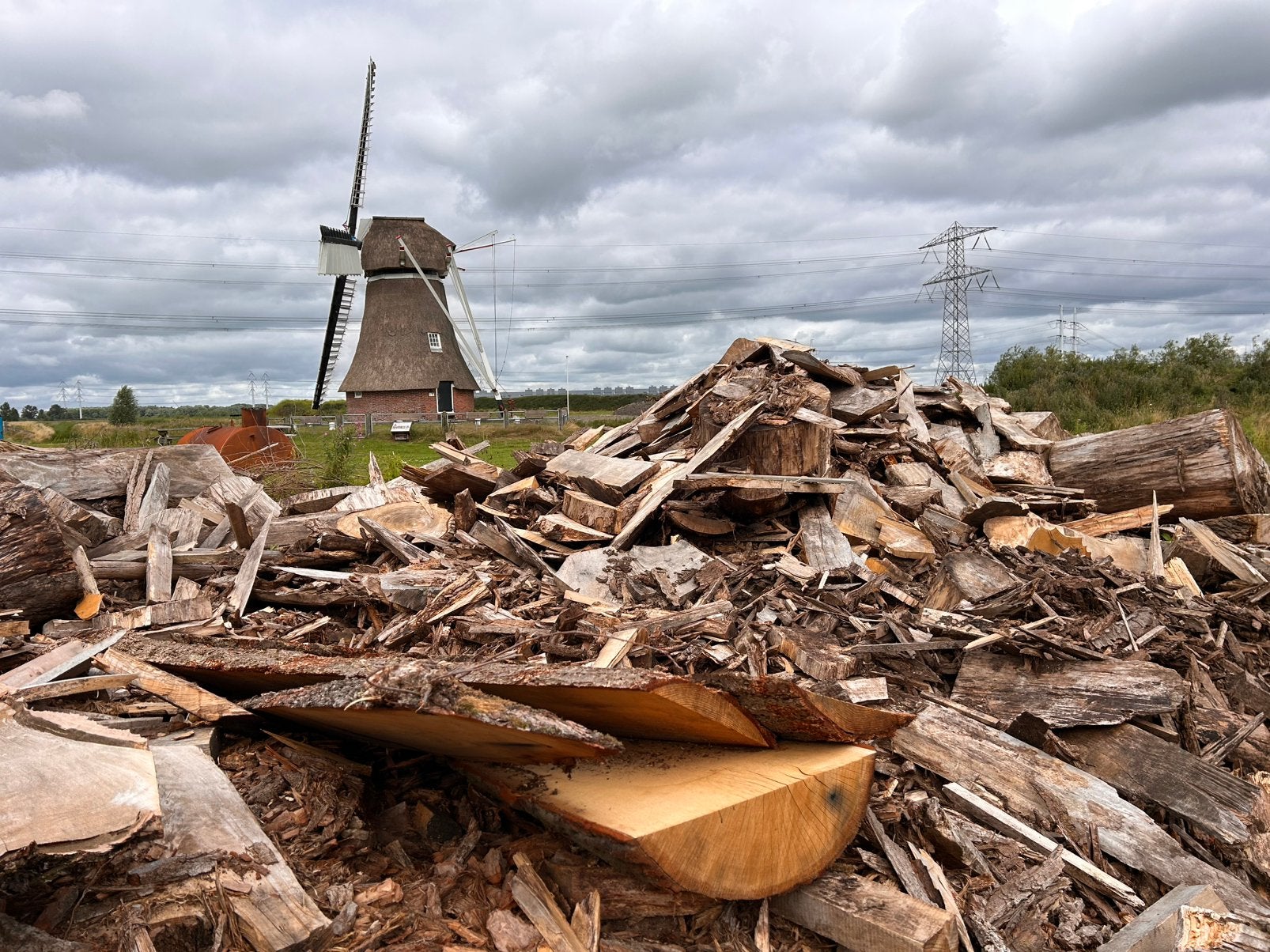 Haardhout, kar vol 50€, Tuin en Terras, Haardhout, Minder dan 3 m³, Ophalen, Overige houtsoorten, Blokken